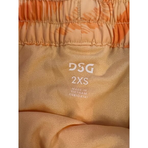 DSG Womens Trippy Zebra Tangerine Stride Running Shorts 2XS - Picture 6 of 9